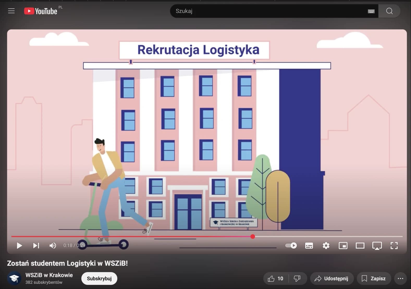 Wideo o kierunku